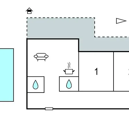 Apartament 2 Bedroom Beautiful In Seget Donji